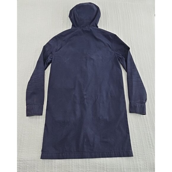 DB Supply Coat Adult Men's Size Small Navy Blue Chore Coat Hoodie EUC Long - Picture 2 of 15